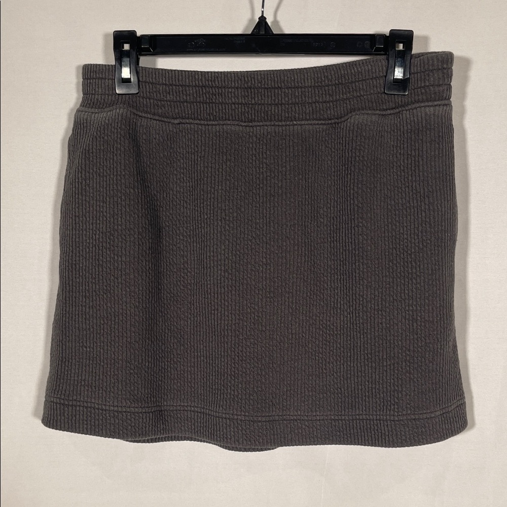 AERIE WOMENS WONDER MINI SKIRT GRAY MEDIUM - Picture 2 of 5
